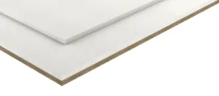 Gipsfaser Estrichelement mit Holzfaserdämmung