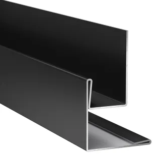 Hardie TM Plank Fensterlaibungs- und Außeneckprofil Schwarz 5 St.