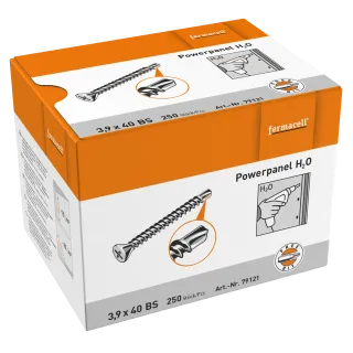 fermacell TM Powerpanel H₂O Schraube 3,9x40mm mit Bohrspitze/250 St.