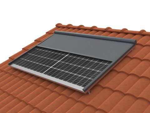 SOLARMATIC®-Markisen für ungenormte Dachfenster und PV-Anlagen