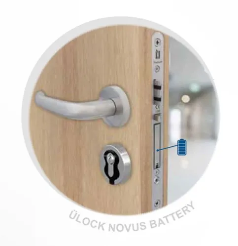 Ü-Lock Novus Battery: Batteriebetriebenes Elektronikschloss mit Zutrittskontrolle