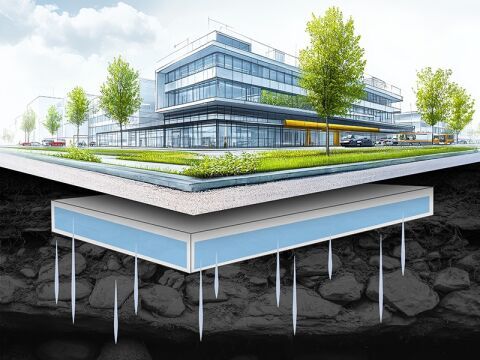 Dezentrale Regenwasserversickerung