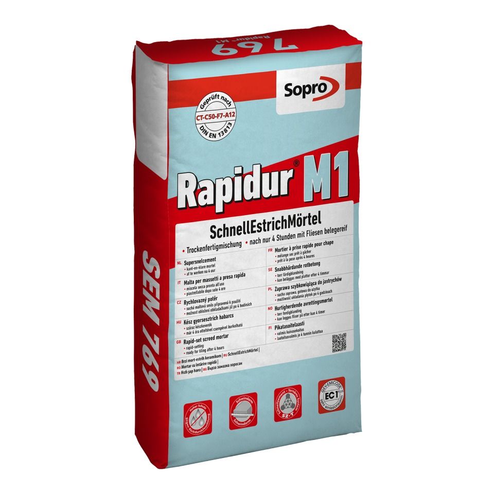 Sopro Schnellestrichmörtel Rapidur® M1