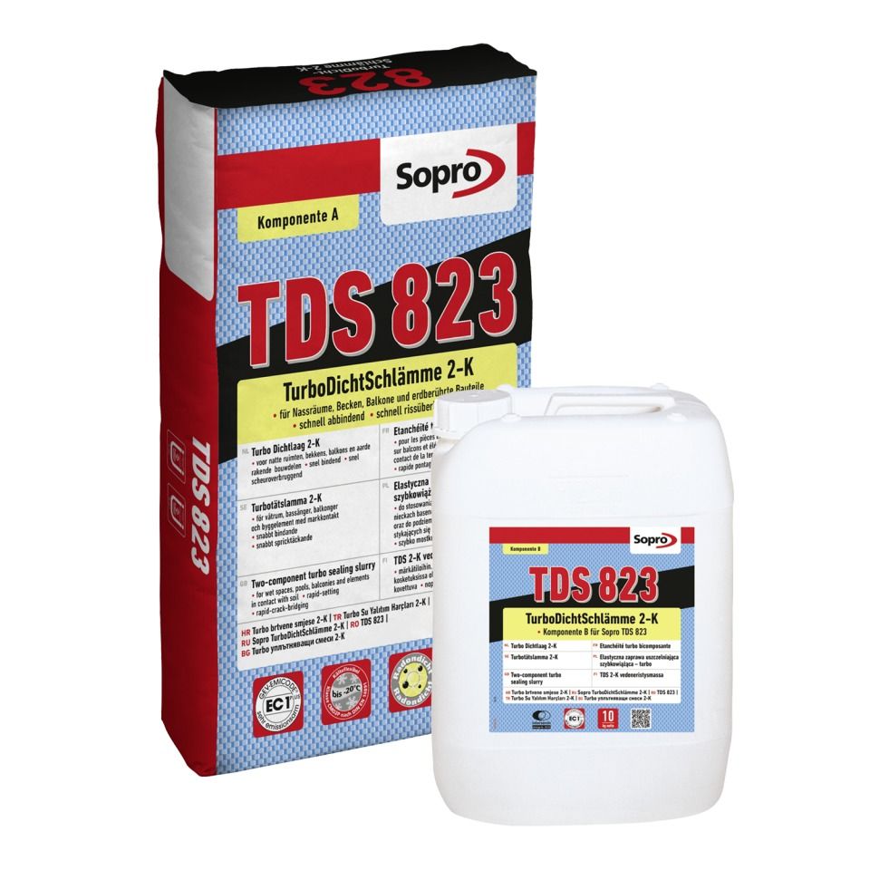 Sopro Turbo-Dichtschlämme 2-K Sopro Turbo-Dichtschlämme 2-K