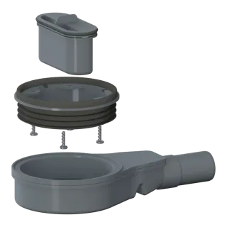 Sopro ShowerBase Line Ablauf waagerecht flach DN 40