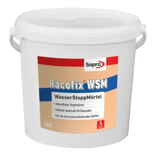 Sopro Wasserstoppmörtel Racofix®