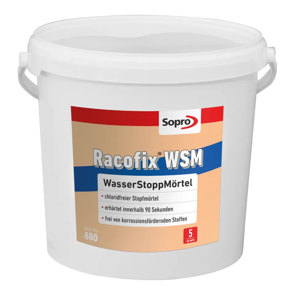 Sopro Wasserstoppmörtel Racofix®