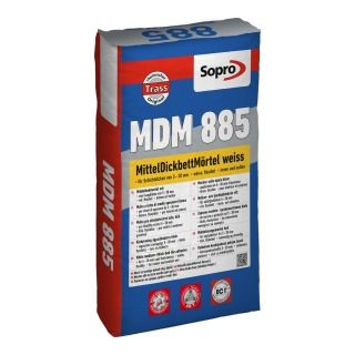 Sopro Mitteldickbettmörtel weiss