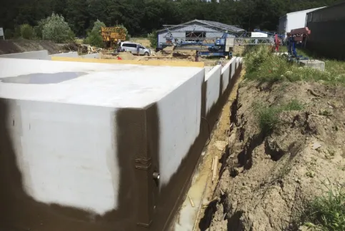 Abdichtungsanschluss an WU-Beton Bodenplatten
