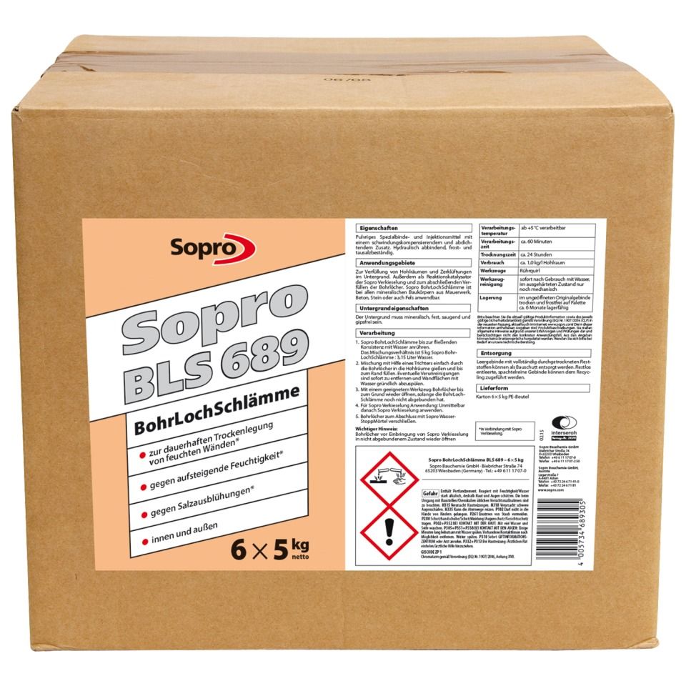 Sopro Bohrlochschlämme