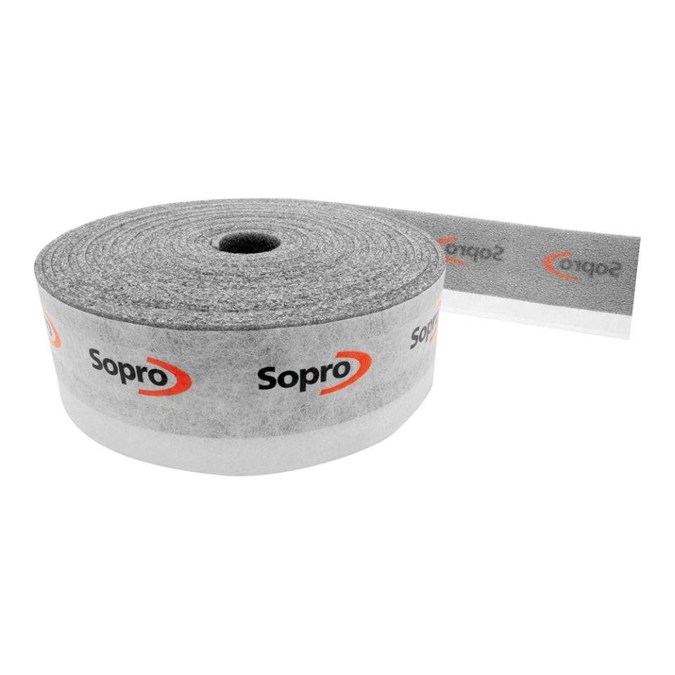 EstrichRandDämmStreifen 100 mm Karton (5 Rollen 20 m, Höhe 10 cm) -