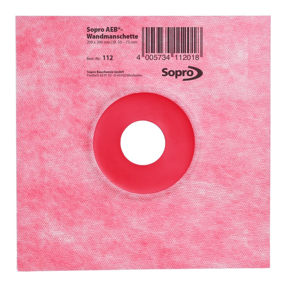 AEB® Wandmanschette Ø50-75 mm Karton (25 Stück) -