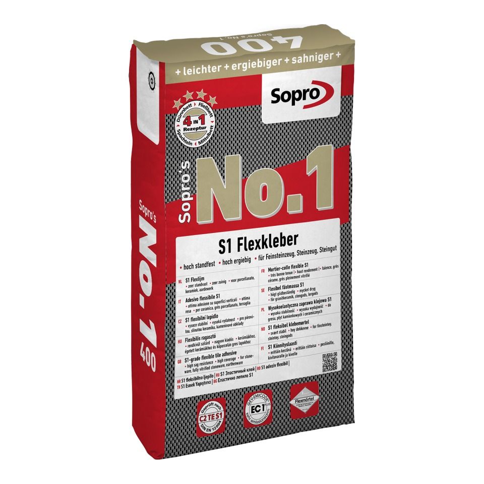 Sopro Fliesenkleber Sopro's No.1 S1 Flexkleber