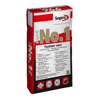 Sopro Fliesenkleber Sopro's No.1 weiss S1 Flexkleber